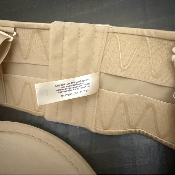 Cacique Lane Bryant Multi Way Boost Strapless Bra 44D Cafe Mocha - Picture 12 of 12